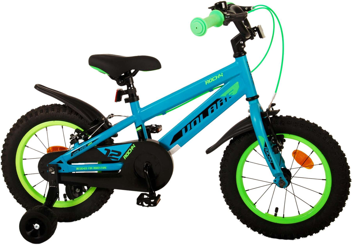 Volare Rocky Children's Bike Boys 14 Zoll grün zwei Handbremsen