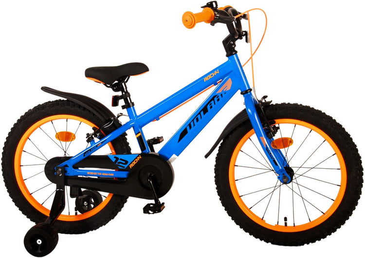 Volare Rocky Children's Bicycle - Jungen - 18 Zoll - Blau - Zwei Handbremsen