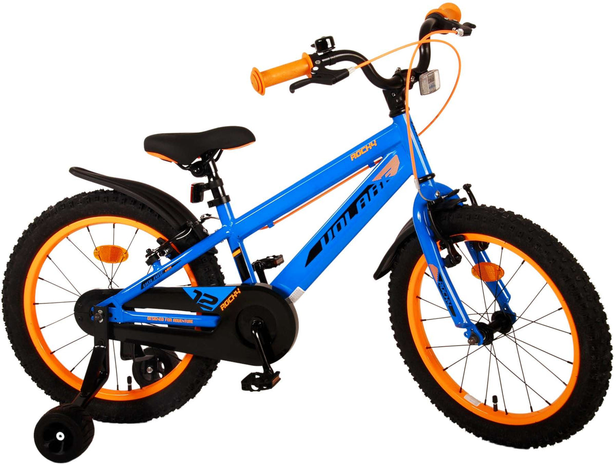 Volare Rocky Children's Bicycle - Jungen - 18 Zoll - Blau - Zwei Handbremsen