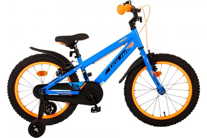 Volare Rocky Children's Bicycle - Jungen - 18 Zoll - Blau - Zwei Handbremsen