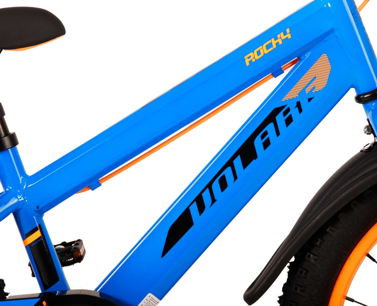 Volare Rocky Children's Bicycle - Jungen - 18 Zoll - Blau - Zwei Handbremsen