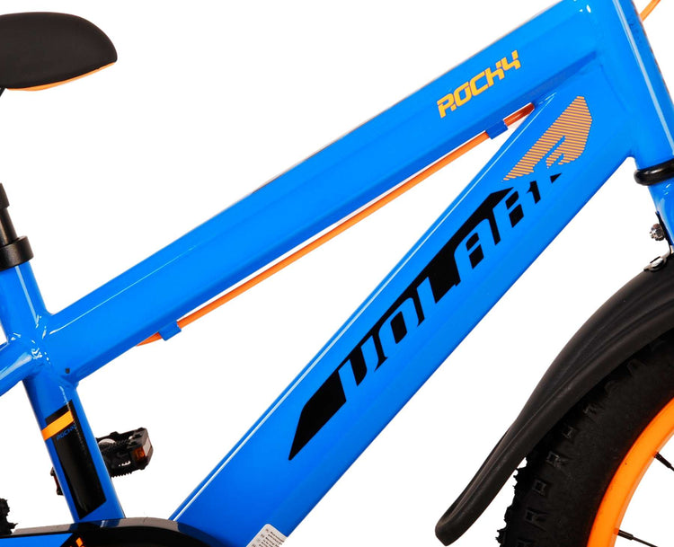 Volare Rocky Children's Bicycle - Jungen - 18 Zoll - Blau - Zwei Handbremsen