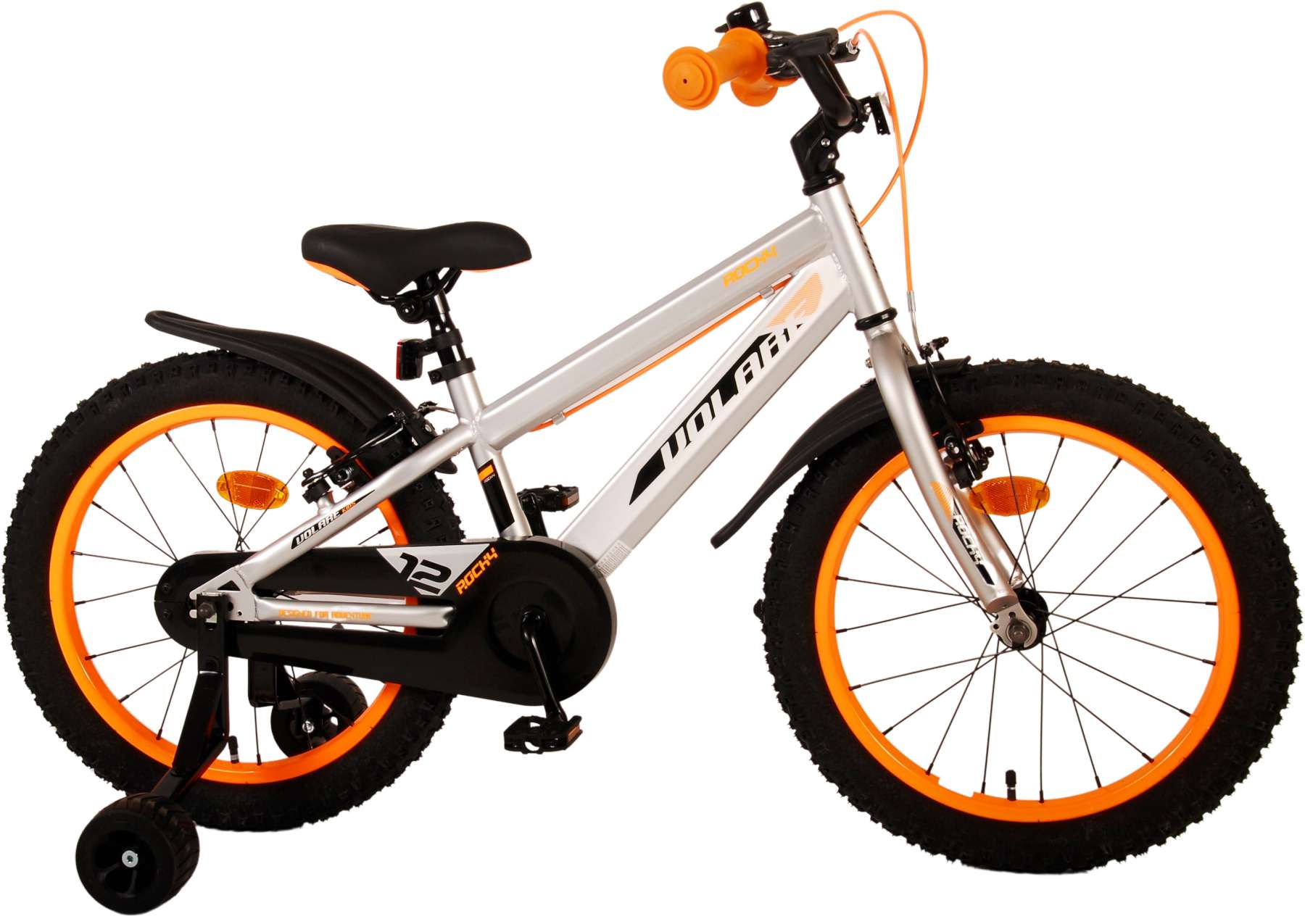 Volare Rocky Children's Bike Boys 18 Zoll grau zwei Handbremsen