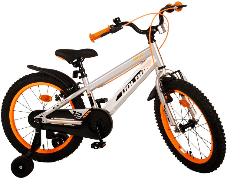 Volare Rocky Children's Bike Boys 18 Zoll grau zwei Handbremsen