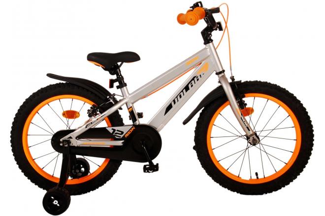 Volare Rocky Children's Bike Boys 18 Zoll grau zwei Handbremsen