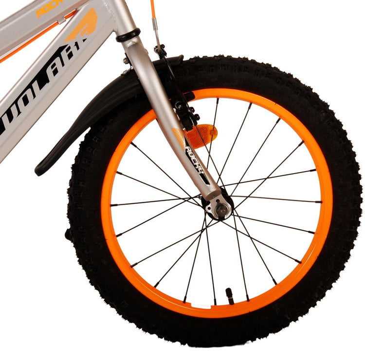 Volare Rocky Children's Bike Boys 18 Zoll grau zwei Handbremsen