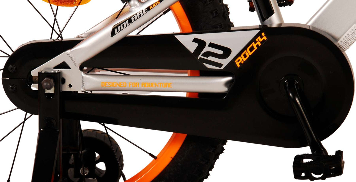 Volare Rocky Children's Bike Boys 18 Zoll grau zwei Handbremsen