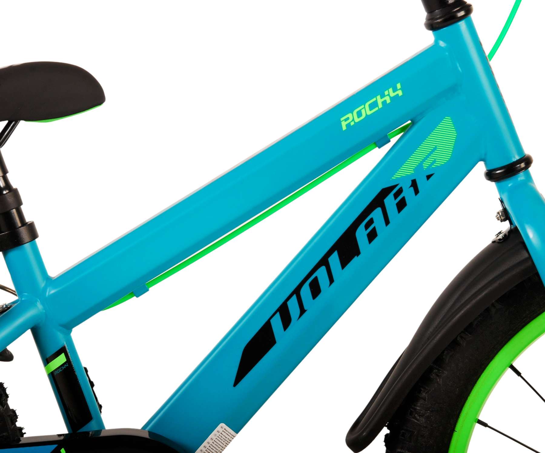 Volare Rocky Children's Bike Boys 18 Zoll grüne zwei Handbremsen