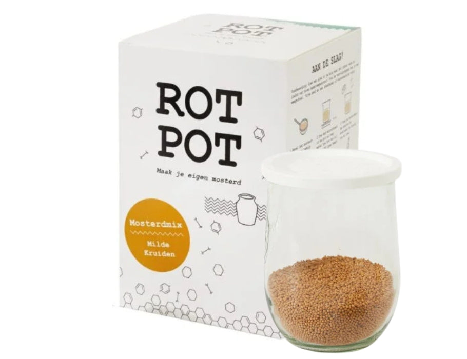 ROTPOT -Fermentation Setze Senfkräuter