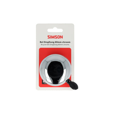 Simson Klingel Dingdong mittel Chrom 60mm