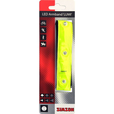 Simson Reflexionsarmband Lumi led