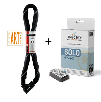 Simson Bold 120 + Tracefy Solo-Sicherheitspaket