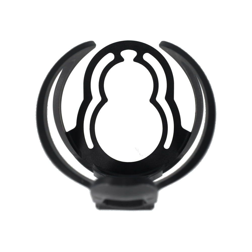 Simson Double Fit Flasche und Flaschenhalter glänzend schwarz