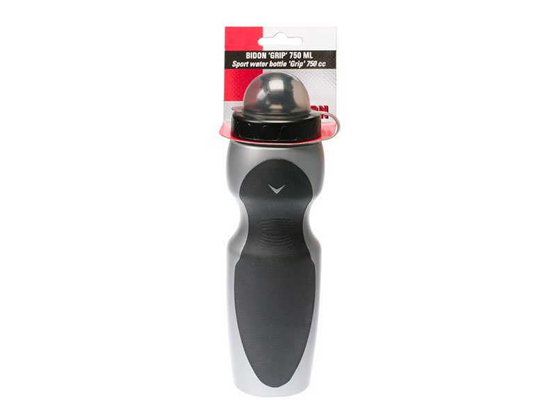 Simson Bidon Grip inkl.Staubkappe 750ml schwarz-grau auf Karton