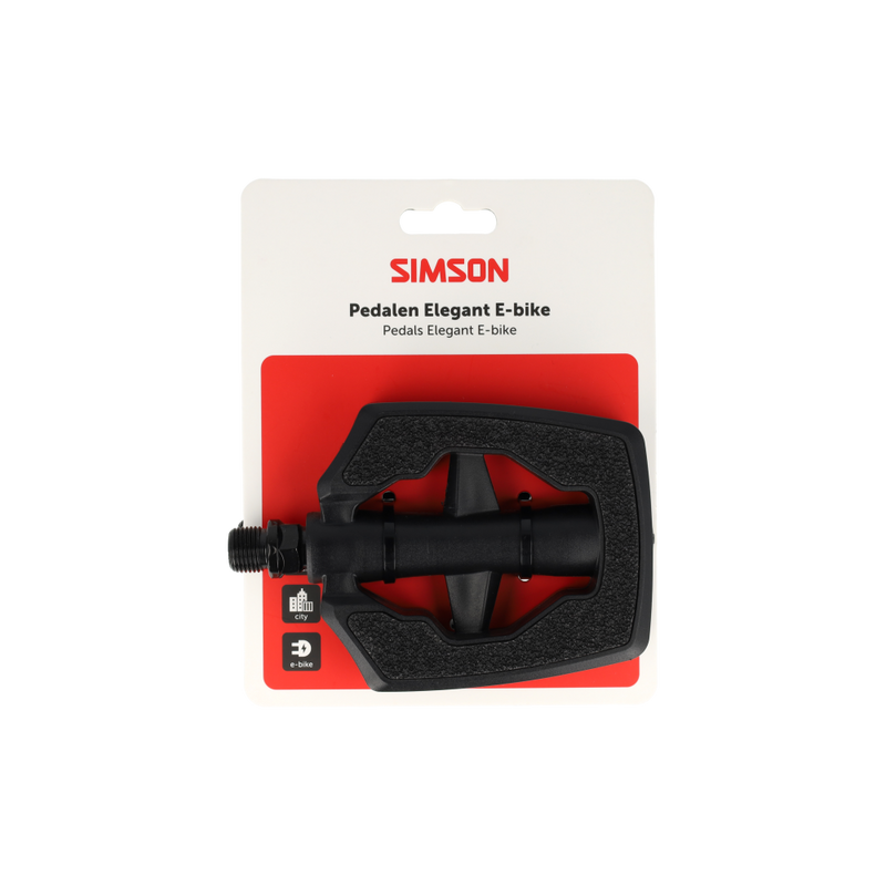 Simson Pedale elegantes E-Bike super Grip