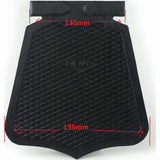 Mudflap Classic Umbau 21 x 19 cm schwarz - afbeelding 3