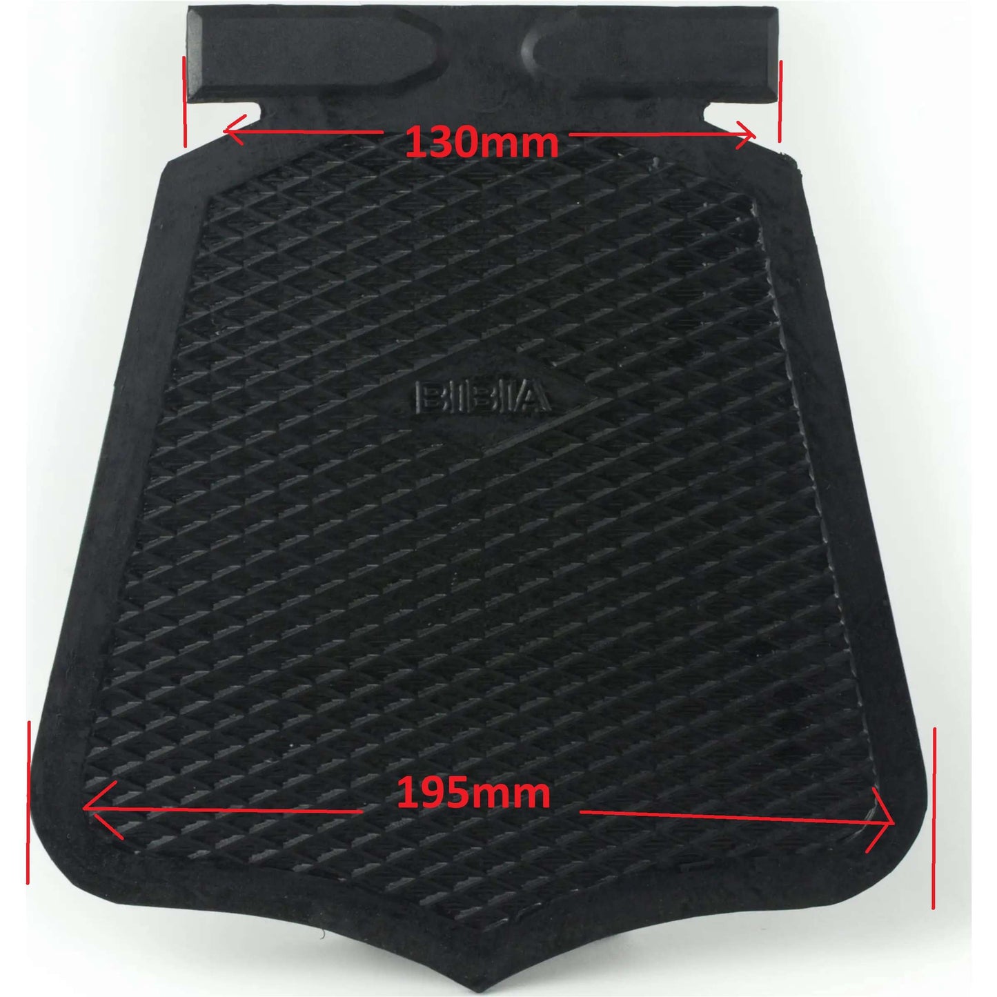 Mudflap Classic Umbau 21 x 19 cm schwarz