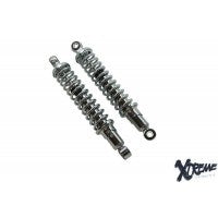 Xtreme Stoßdämpfer Set Maxi Tomos 300 mm Chrom