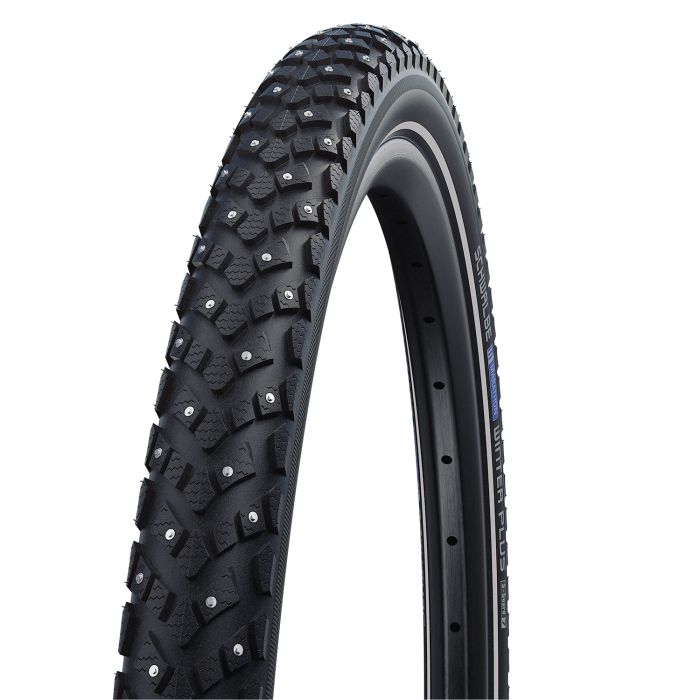 Schwalbe Marathon Winter Plus - kabelgebunden - Winter - Smartguard - 26x2,00 - Schwarz + Reflex