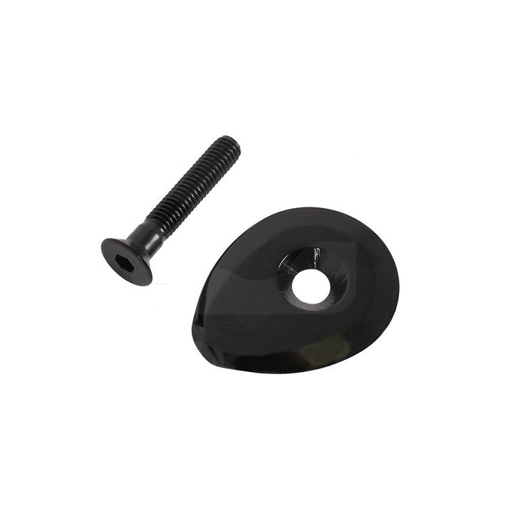 Dedacciai Vinci Topcap Black mit M6x35 Alu -Kampf