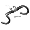 Deda Carbon Sterin Biegung Vinci flach 420 mm POB 31,7 mm Kohlenhydrate.