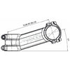 Deda DEDA First Zero 100mm BOB Alu 73-17gr. 31,7 mm OEM