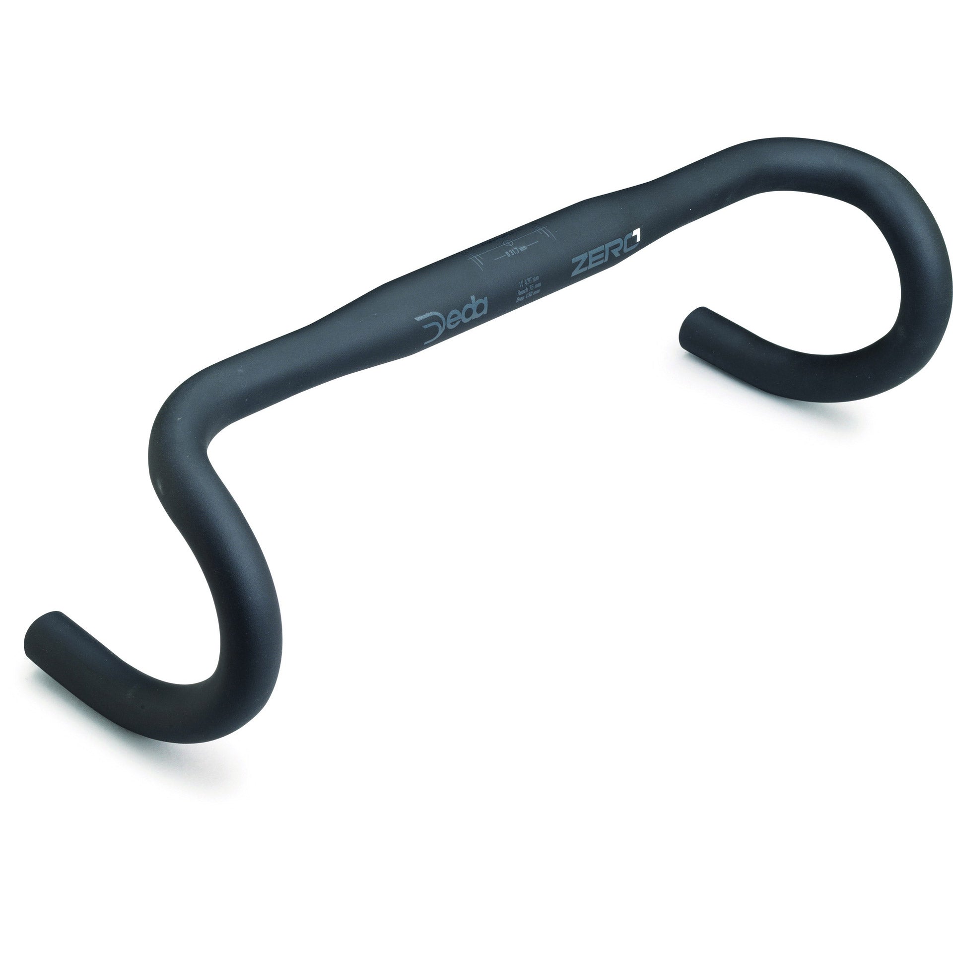 Deda Lenkung Bend Zero1 RHM Aluminium Bob 46 cm (B-B)