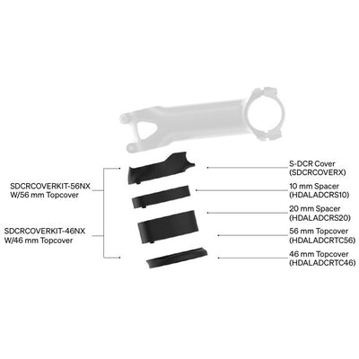 Dedacciai Deda Headset S-DCR 56 mm für Zero2 und Zero1