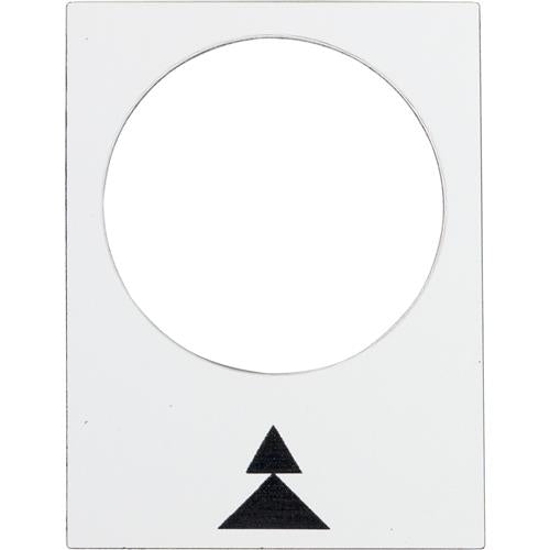 Harmony-Label schwarz 2xschwarzer Pfeil rechts | 10 Stk