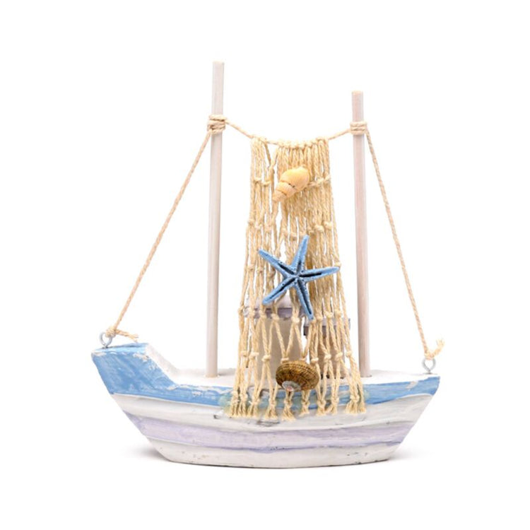 Strand Souvenir - Segelboot Blauw Ster