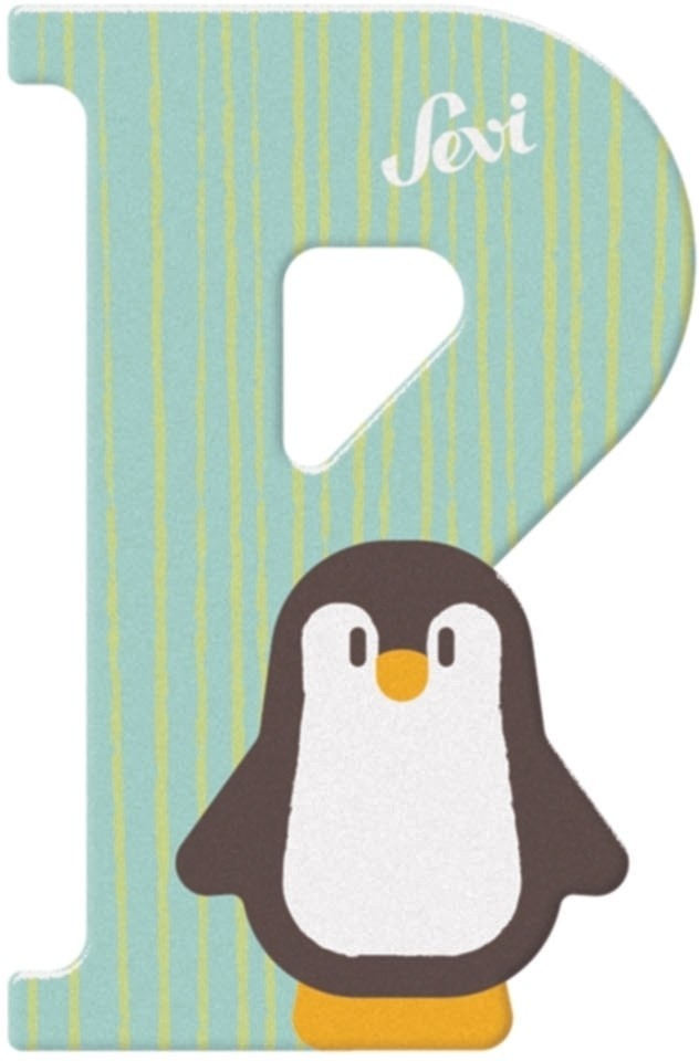 Sevi Buchstabe P Pinguin: 10 cm (83016)