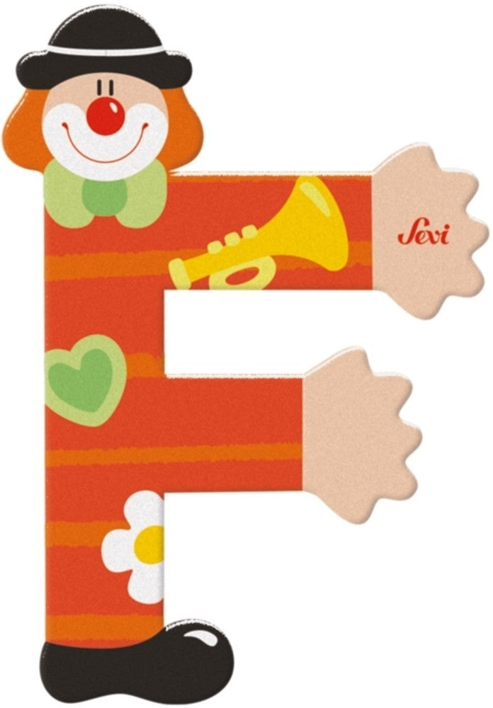 Sevi Buchstabe Clown f: 10 cm (81742)