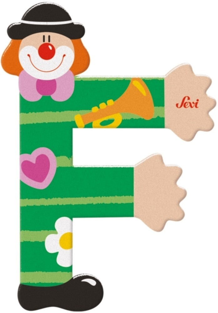 Sevi Buchstabe Clown f: 10 cm (81742)