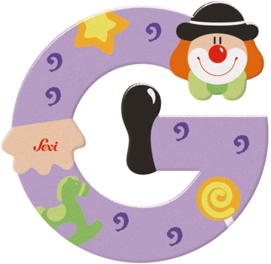 Sevi Buchstabe Clown g: 10 cm (81743)