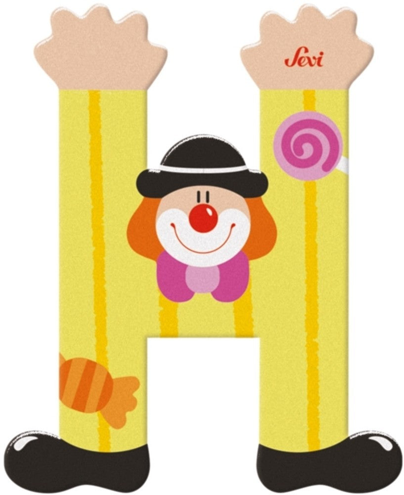 Sevi Buchstabenclown H: 10 cm (81744)