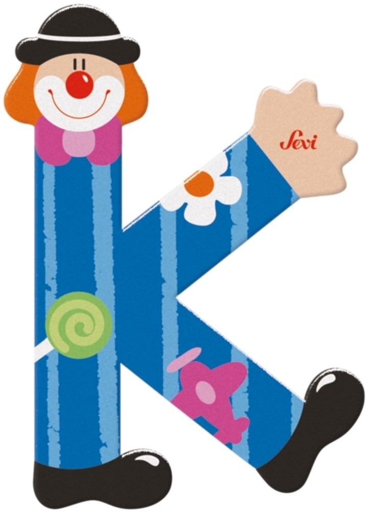 Sevi Buchstabe Clown K: 10 cm (81747)