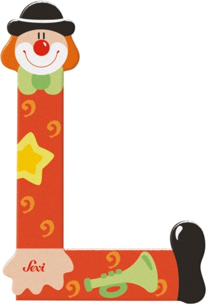 Sevi Buchstabenclown L: 10 cm (81748)