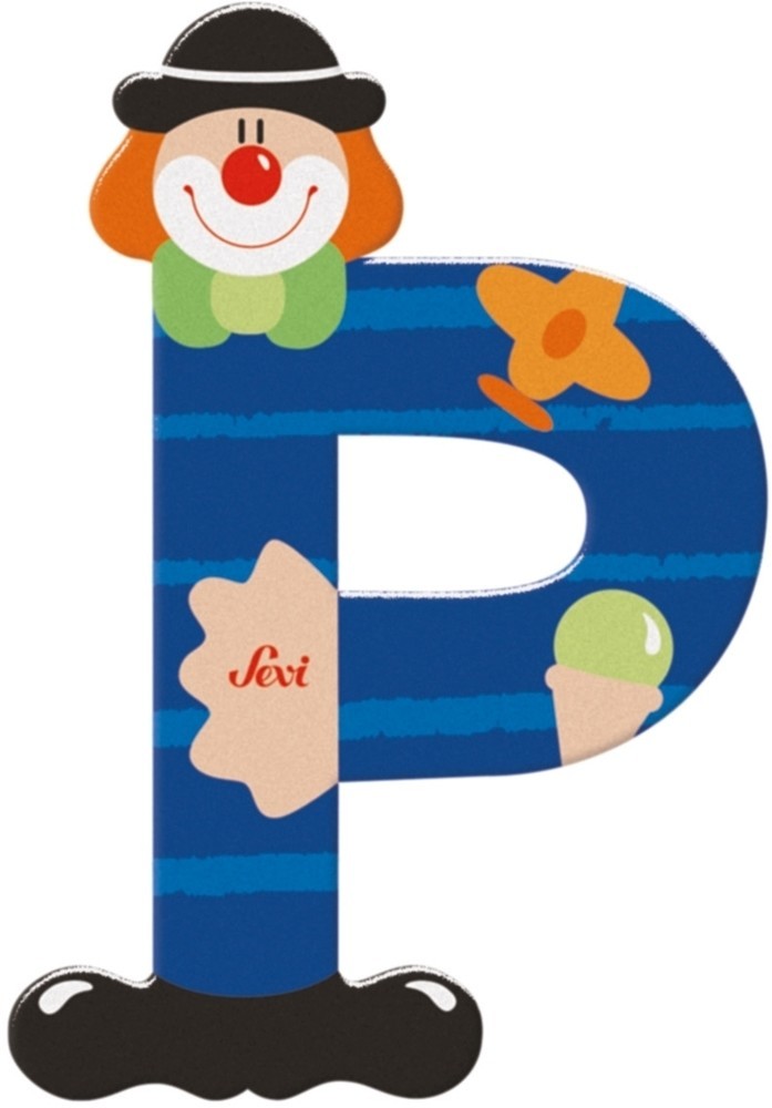 Sevi Buchstabenclown S: 10 cm (81752)