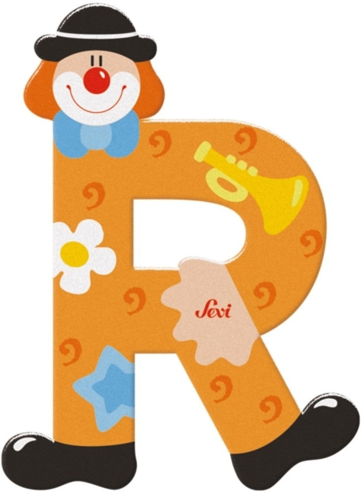 Sevi Buchstabe Clown r: 10 cm (81754)