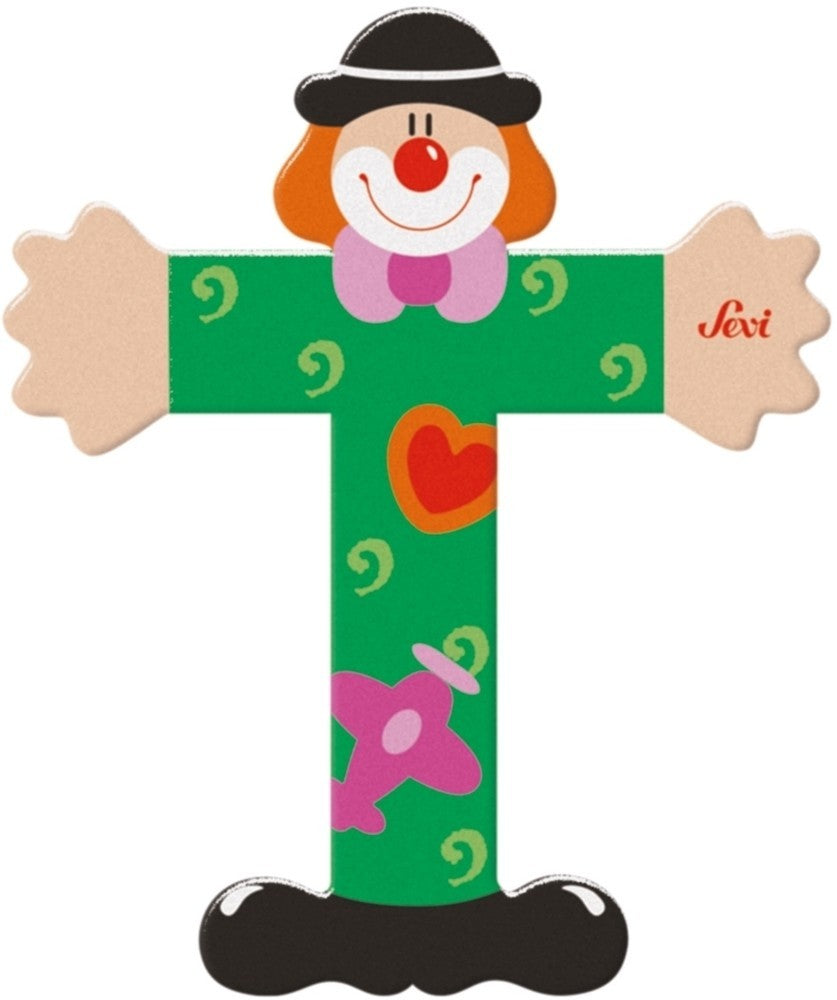 Sevi Buchstabe Clown t: 10 cm (81756)