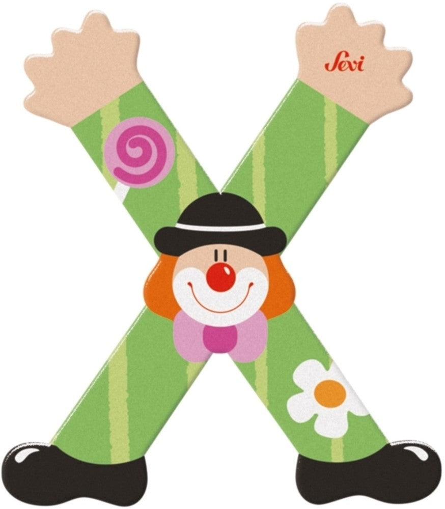 Sevi Buchstabenclown x: 10 cm (81760)
