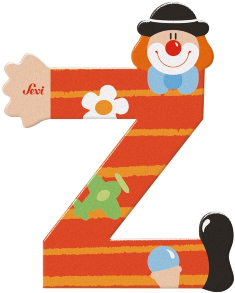 Sevi Buchstabe Clown Z: 10 cm (81762)