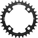 Blatt 36T 4-Arm 96 schwarz schmal breites Alu