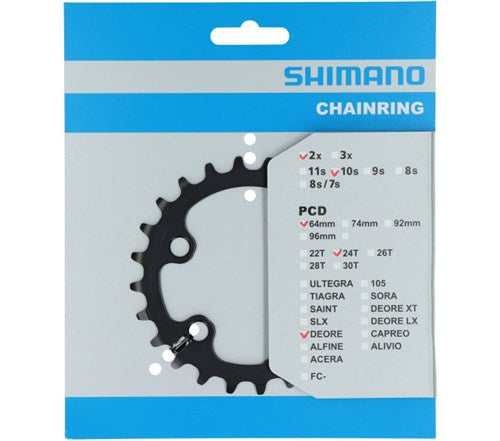 Shimano Kettenblatt Deore 10V 30T BCD 96mm Y1WC98010 M6000