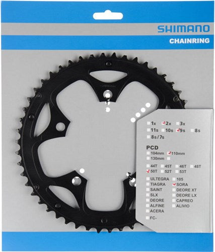 Shimano Blad 50T Sora 9V Compact 110 mm FC-R3000