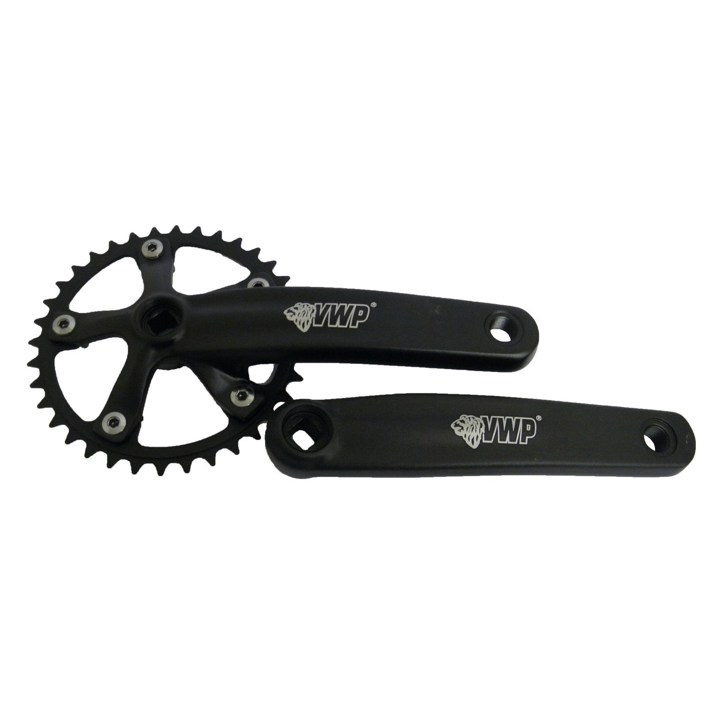 VWP Kurbelgarnitur 36t BMX Mini-Junior 170mm schwarz