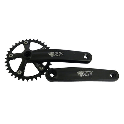 VWP Kurbelgarnitur 36t BMX Mini-Junior 170mm schwarz