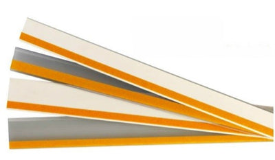 Selbstklebende Preisschiene 988x38mm mit transparentem Schaumstoffband