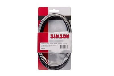 Simson Rollerbrake Bremsseilsatz komplett Edelstahl grau auf Karte