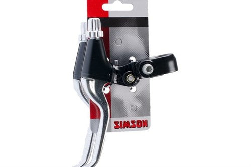 Simson Bremshebelset verstellbarer kurzer Griff Aluminium schwarz
